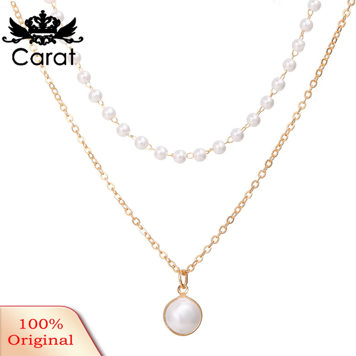 Retro Choker Lightweight Faux Pearl 