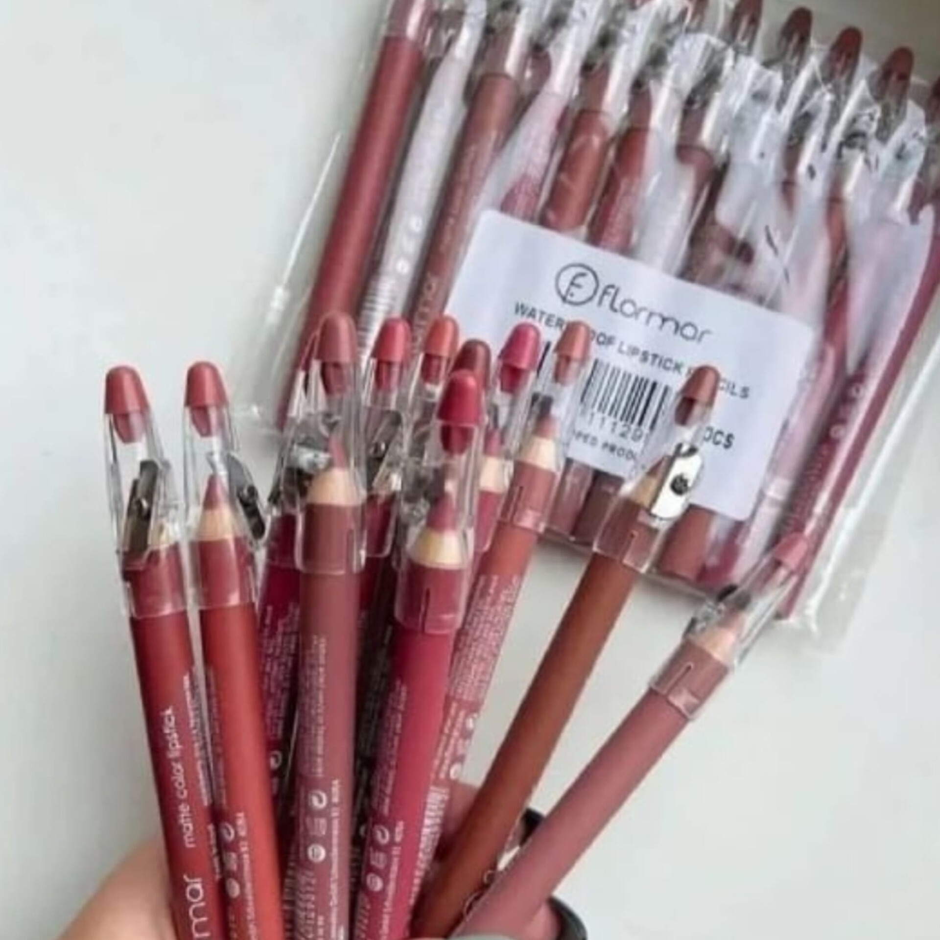 6/9/12  Pcs/Set  Matte Color Lipstick Pencils ,Light  Shades Lip pencils / lipliner Pencils