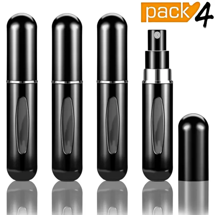 ShowCase (Pack Of 4) Mini 5ml Perfume Atomizer Spray Bottle For Travel New Refillable Perfume Bottle Mini Storage Empty Spray Bottle For Travelling And Outgoing price in Pakistan