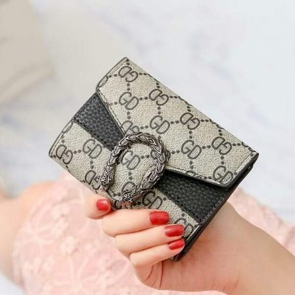 Ladies Small Trifold Colorful Wallets For Girls and Women