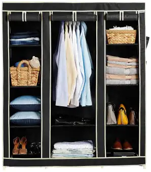 Foldable Wardrobe With 10 Racks Buy Online At Best Prices In