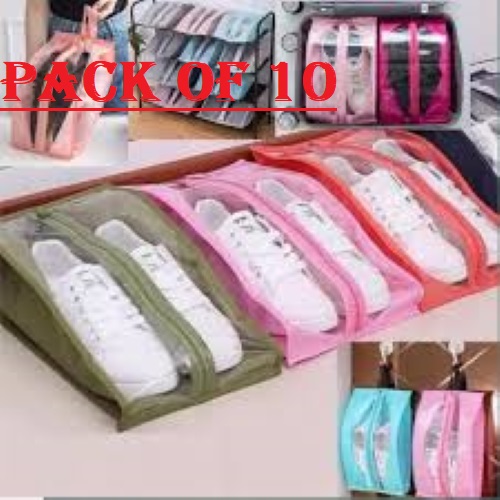 10 Pieces Shoe Organizer Travel Shoes Organizer Storage Bag High Quality