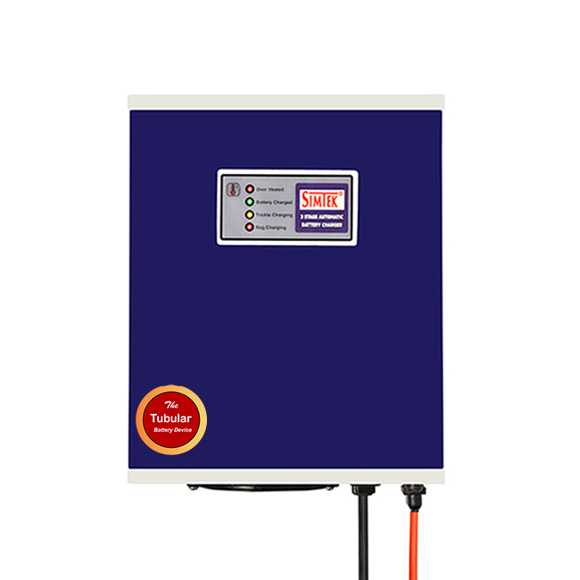 Simtek Tall Tubular Battery Charger 12V 30 Ampere Fully Automatic 3