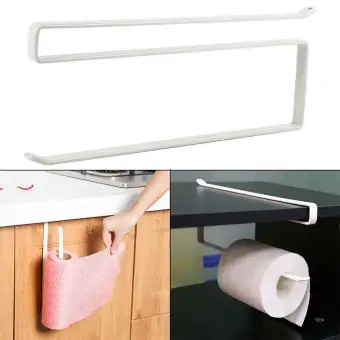 Iron Paper Towel Holder Under Cabinet Kitchen Paper Hanger Wall