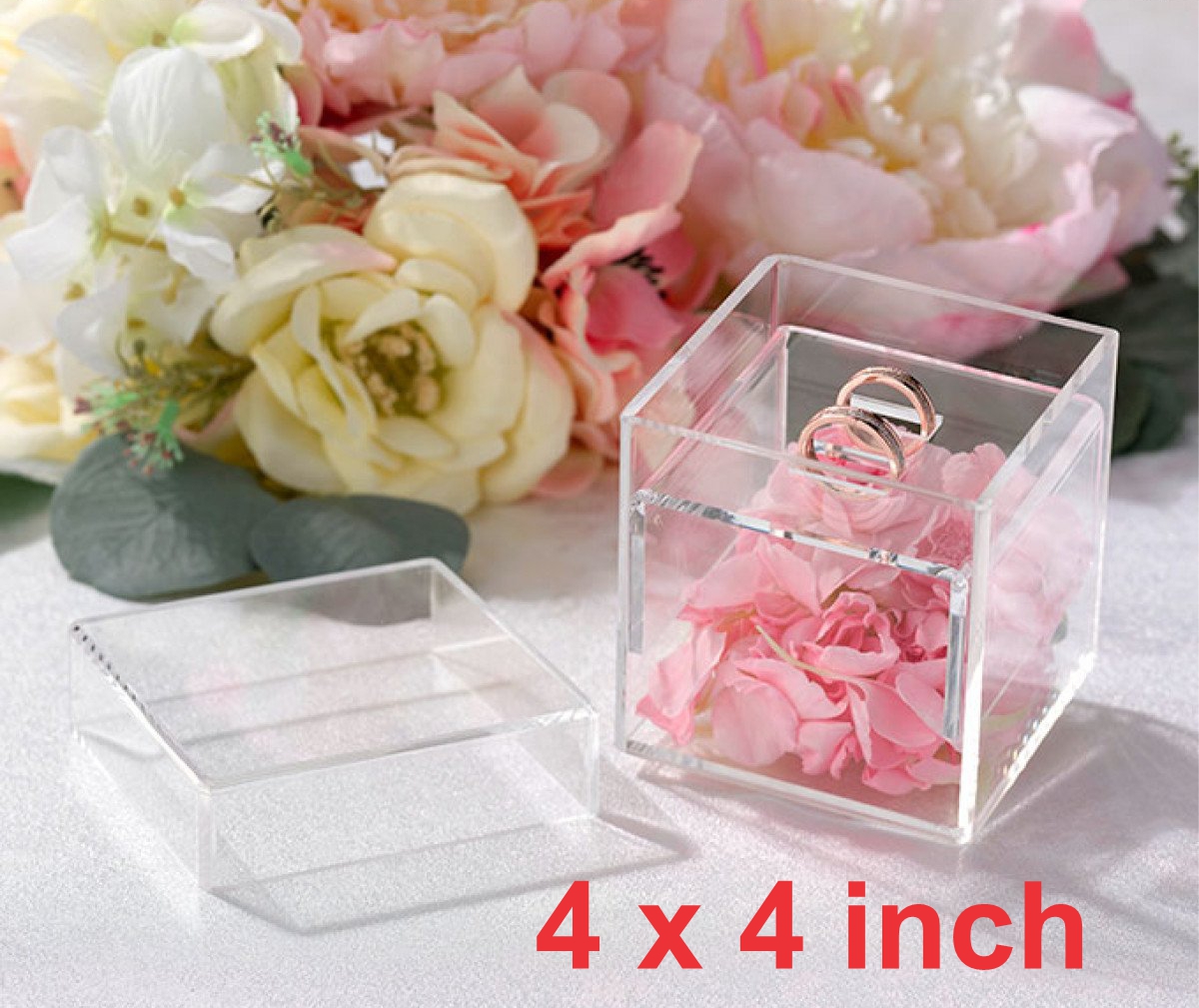 Acrylic Boxes for Gift Clear Dustproof Protection Showcase. Display