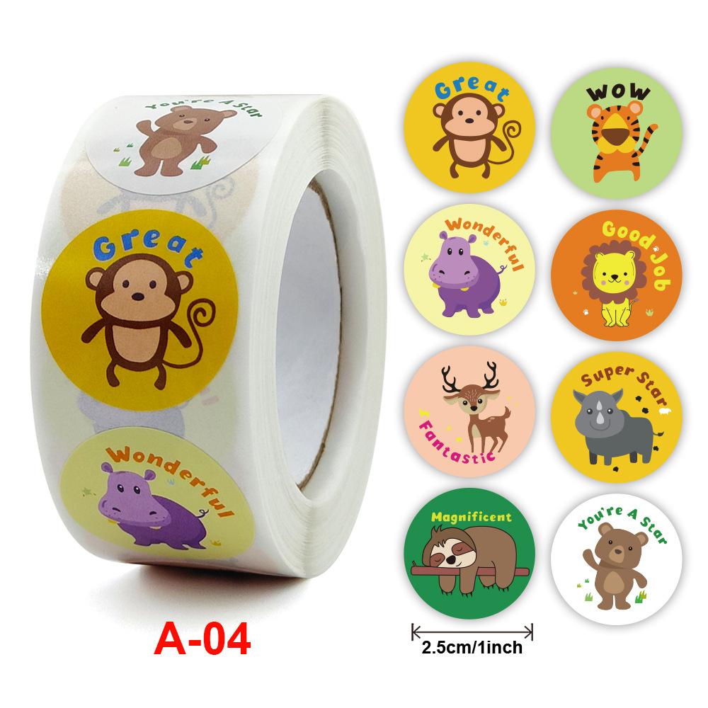 100 Pieces 25mm KIDS REWARD STICKERS Word Motivational Stickers For School Teacher Kids Student Stationery Stickers Kids