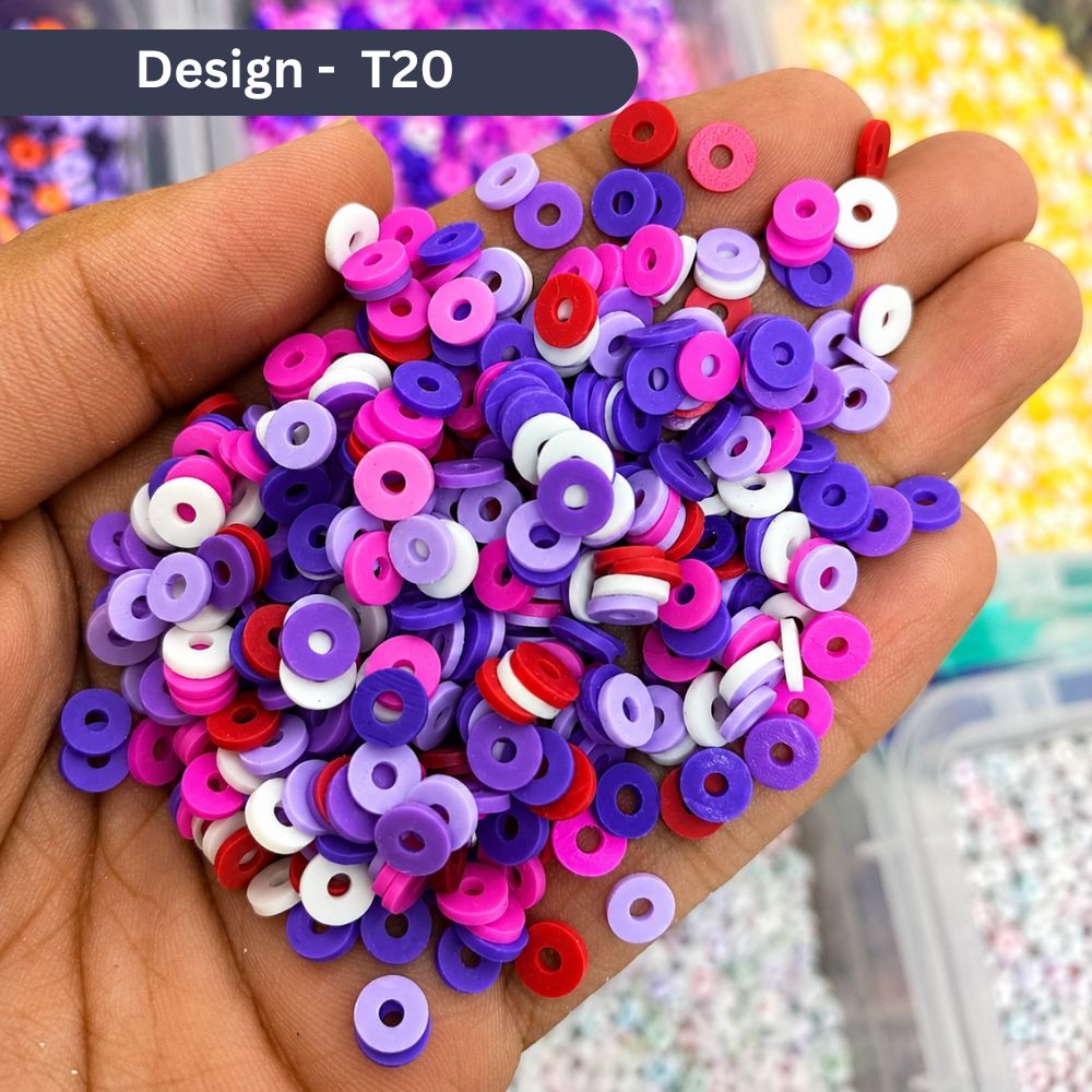 250/500/1000/5000/ Pcs Jewelry Making Clay Rings Material Bracelet Rings Multicolor Multicolor Mix Clay Rings For Bracelet Making Buy Rings For Bracelet Beads Material Jewelry Making by SAMS COLLECTION