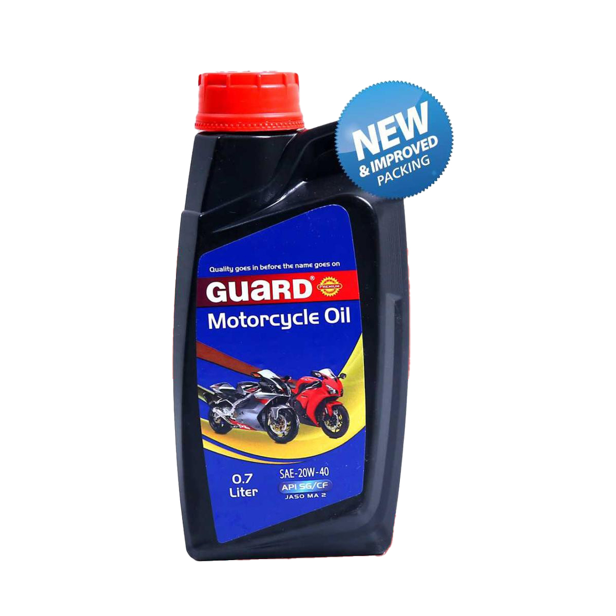 GUARD Motor Cycle Oil 20W-40 (0.7 LTR) 0.7 Litre Bike Gasoline Engine Petrol Engine Motor Oil Engine Oil Lubricant Mobil Oil