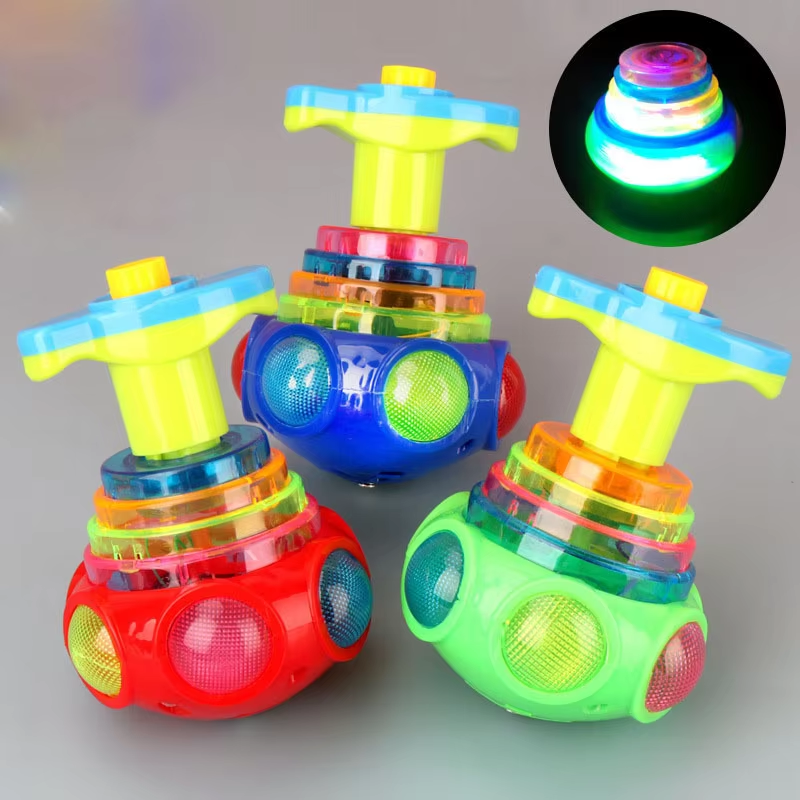 Lighting Lattu Flashing Spinning, Tops Flashing, Spinner Toys, Toy Educational, Toys for Kids Children