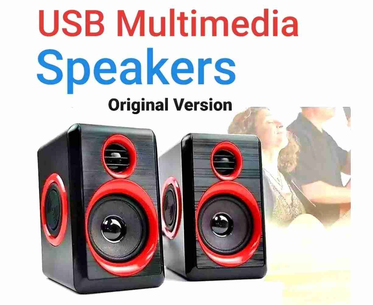 USB 2.0 Powered Multimedia FT-165 Speaker Volume Control Shouting Sound Solid Bass Desktop Table Speakers