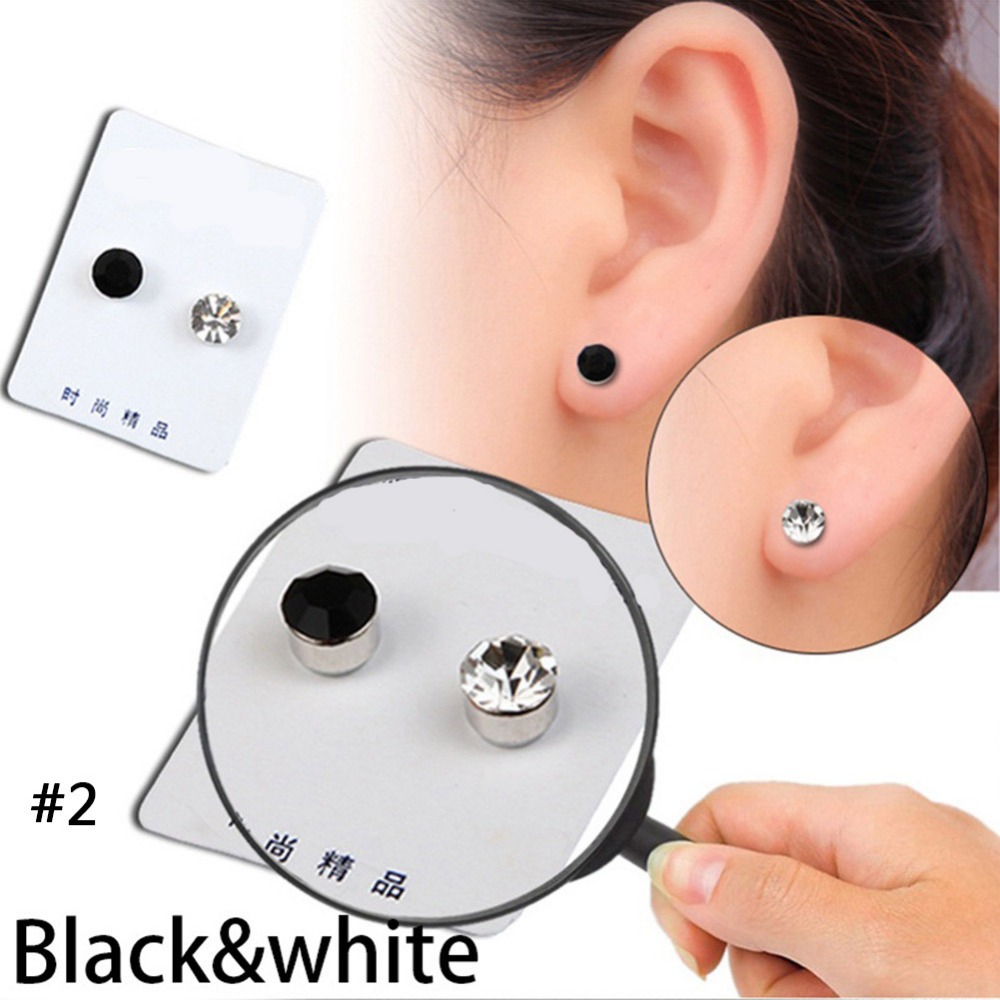 Beautiful Pair Of Magnetic Ear Stud Unisex For Non Piercing