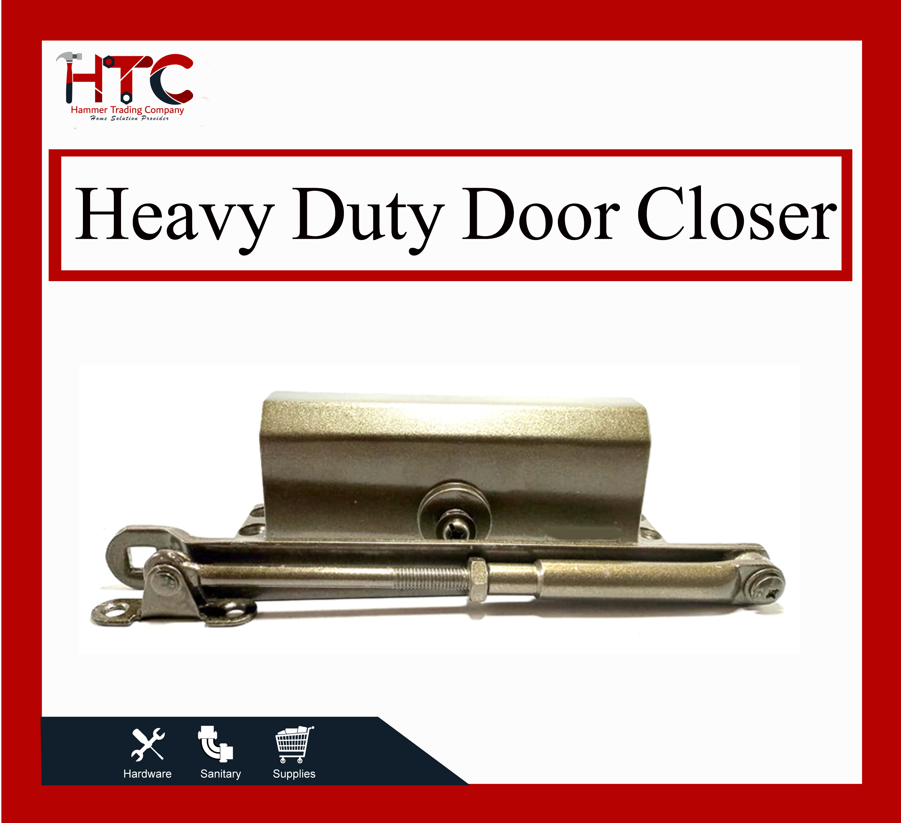 Hydraulic Automatic Door Closer Closing Latching (Refurbished) Daraz.pk