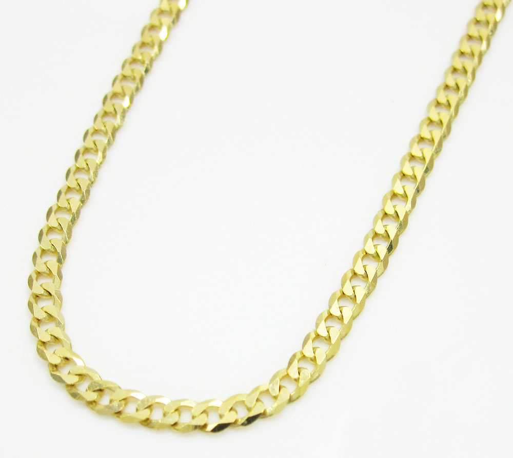 Pack of 2 Silver and Golden Stainless Steel Cuban Thin Italian Neck Chain for Men / Boys / Mens Chain