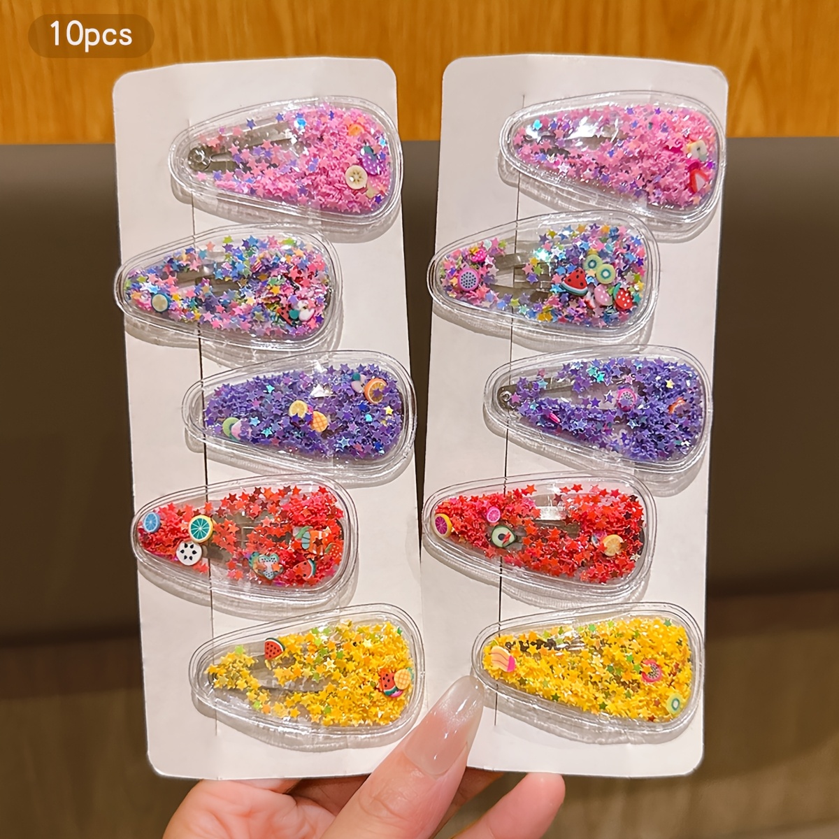 12 Sweet, Versatile, Easy, Non-Damaging, Colorful Hair Clips Suitable for Everyday Hair Additions