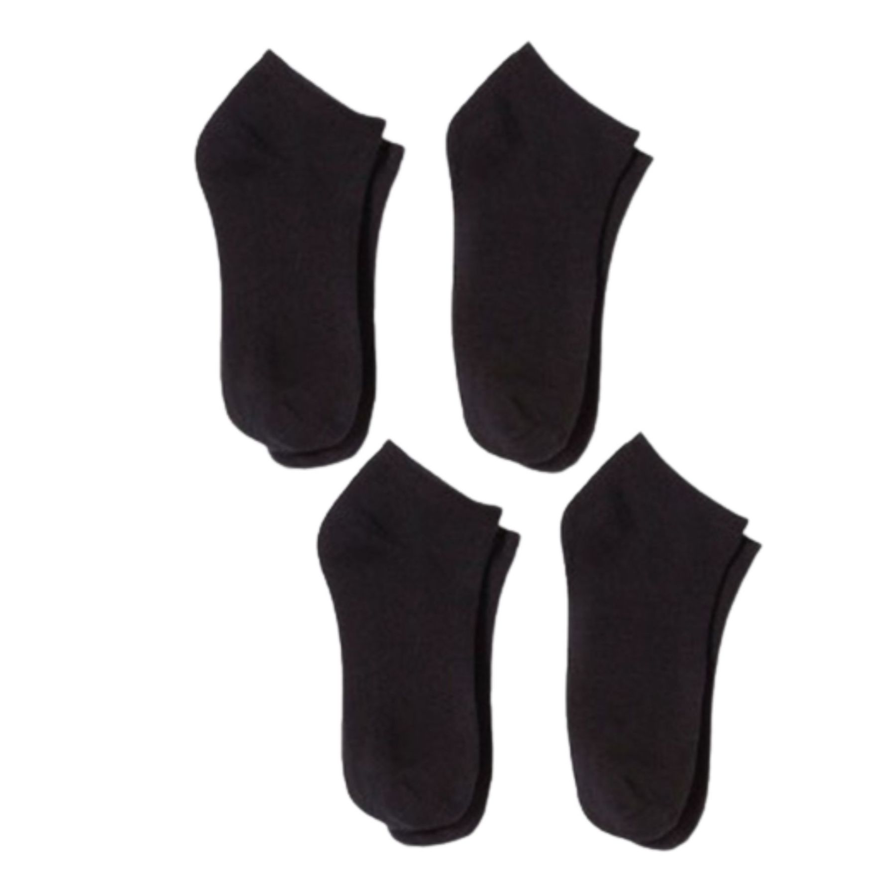 Pack Of 4 Pairs Ankle Socks For Men Women - Random colors