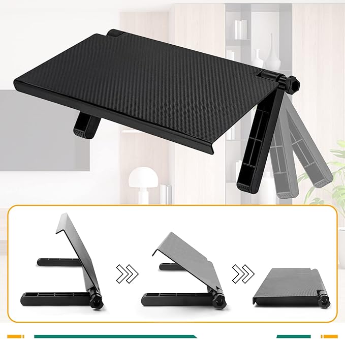 TV Top Screen Shelf Adjustable Computer Monitor Shelf Storage Bracket Mount Hold Cable Media Box, Game Console, WiFi Router, Plants, Speakers, Remote Controls, Cellphone Stand, DVD Shelf