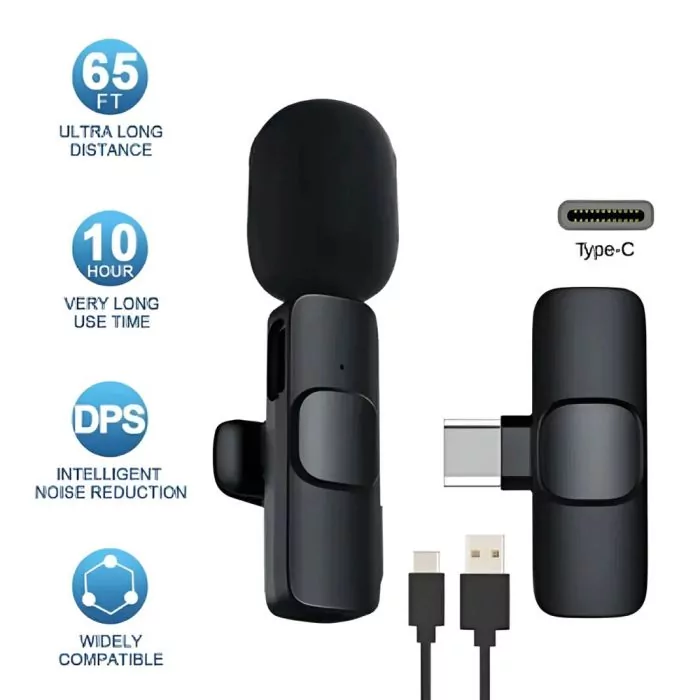 Microphones Wireless Bluetooth Professional Audio – K8 K9 K11 Microphone for PC, Gaming, YouTube, Podcast, Singing & Android Mobile with Rechargeable Battery & Foldable Microphone Stand