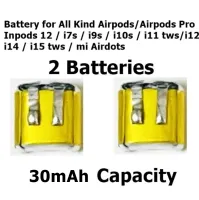 i7s i9s i10s i11s i12 inpods 12 Mi Airdots Battery