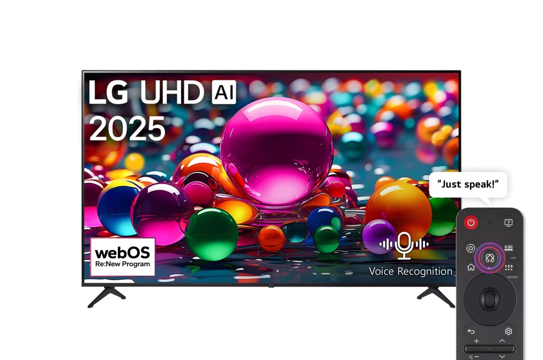 LG 86UA8450PSA 86 Inch 4K UHD Smart TV | α7 AI Processor Gen8 | HDR10 Pro | webOS AI TV | ThinQ AI | Bezel-Less Large Screen Smart LED TV