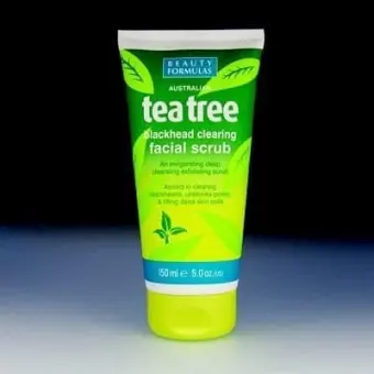 tea tree exfoliating facial wash