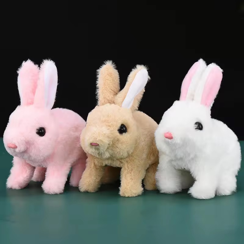 Electric Bunny Rabbit Toy with Walking, Sound & Soft Features – Perfect gift for Kids, Boys & Girls, Available in 4 Colors"