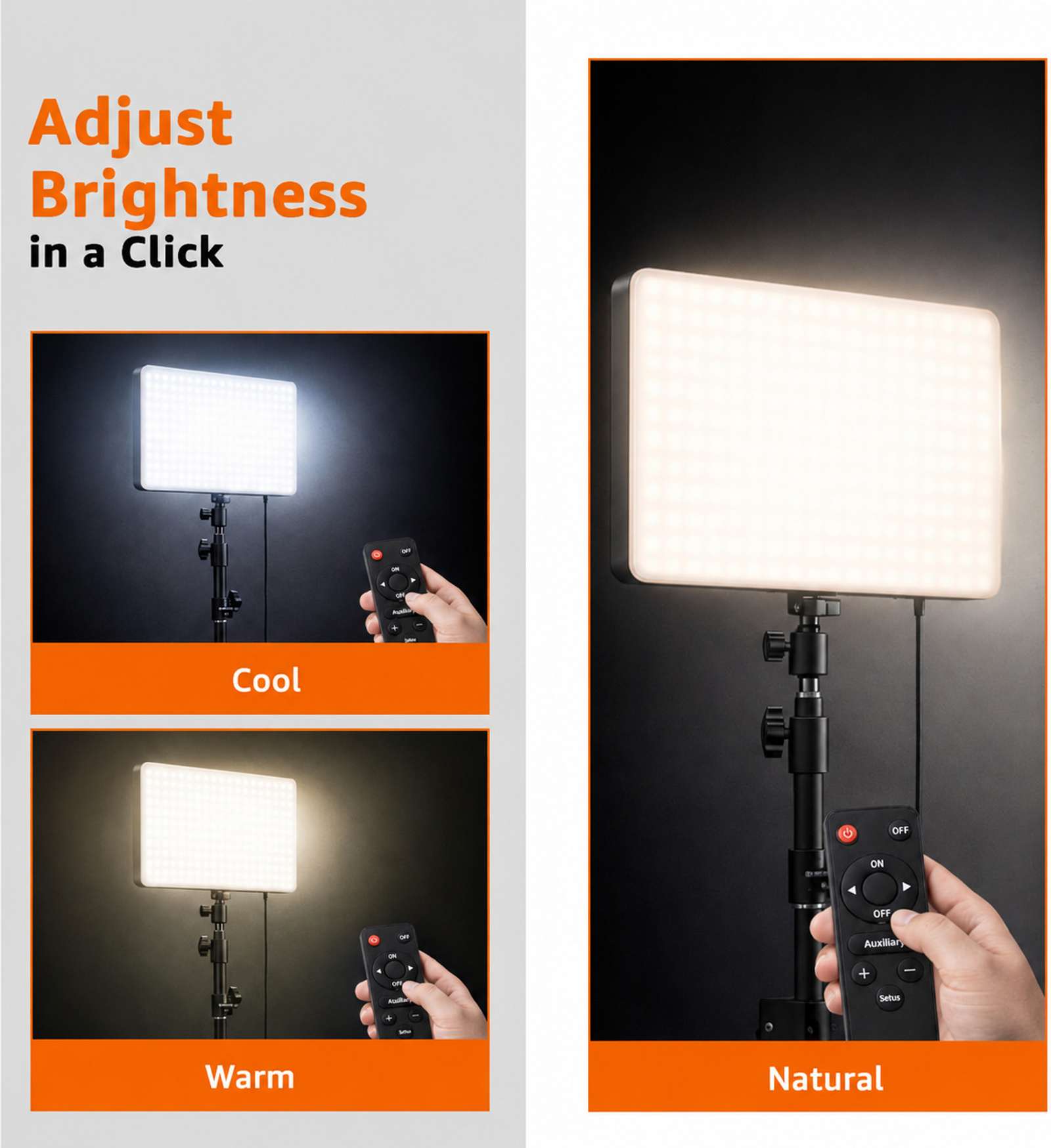 Professional Photography Light P11 LED Panel Video Light With Remote Control Photography Light & Extendable Tripod Stand For Youtube, Vlogging & Live Streaming, Selfie Light Better Than Ring Light For Soft Studio Lighting