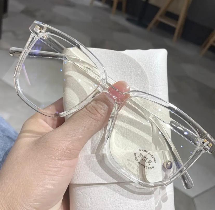 AlRashid Shopping Store New Transparent Lightweight Anti Glare UV Ray Eyeglasses For Men/Women