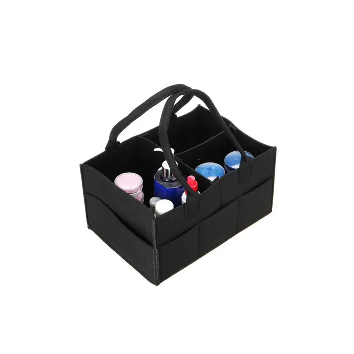 Baby Diaper Caddy Organizer Grey