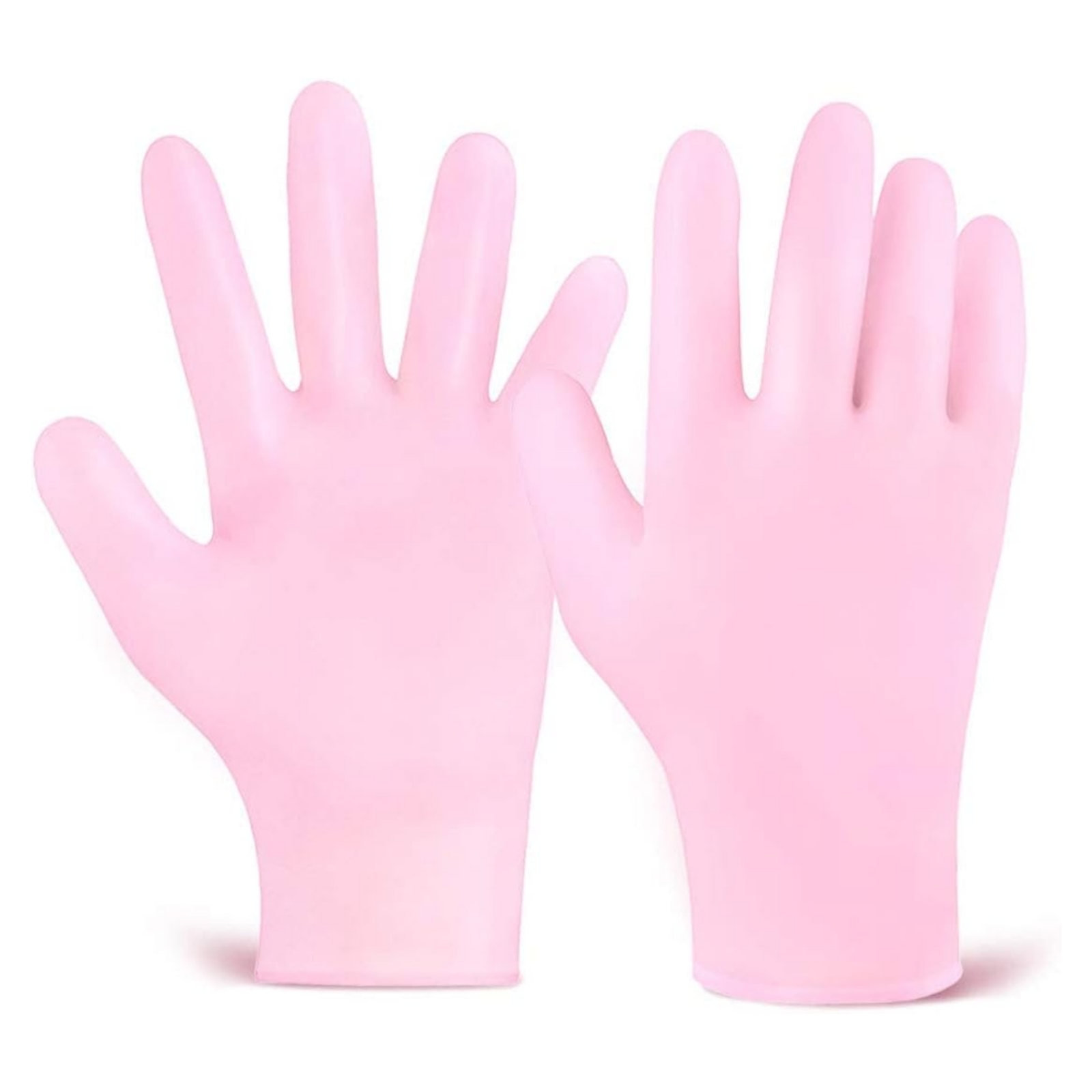 [Bundle Of 2] Moisturizing Socks Silicone Gel Heel Pad Socks Skin Color & Half Heel Pads