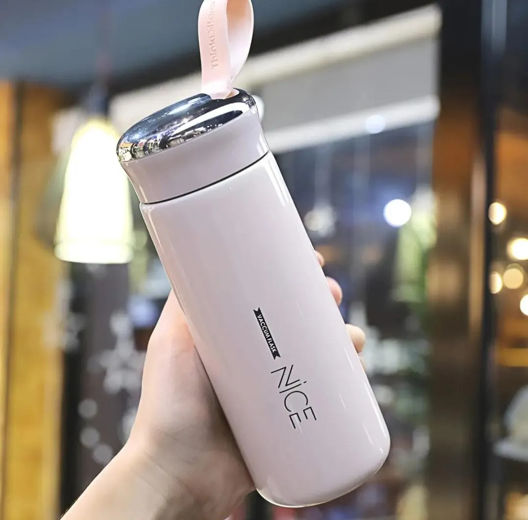 NICE Premium Vacuum Flask 400ml - Insulated Travel Water Bottle