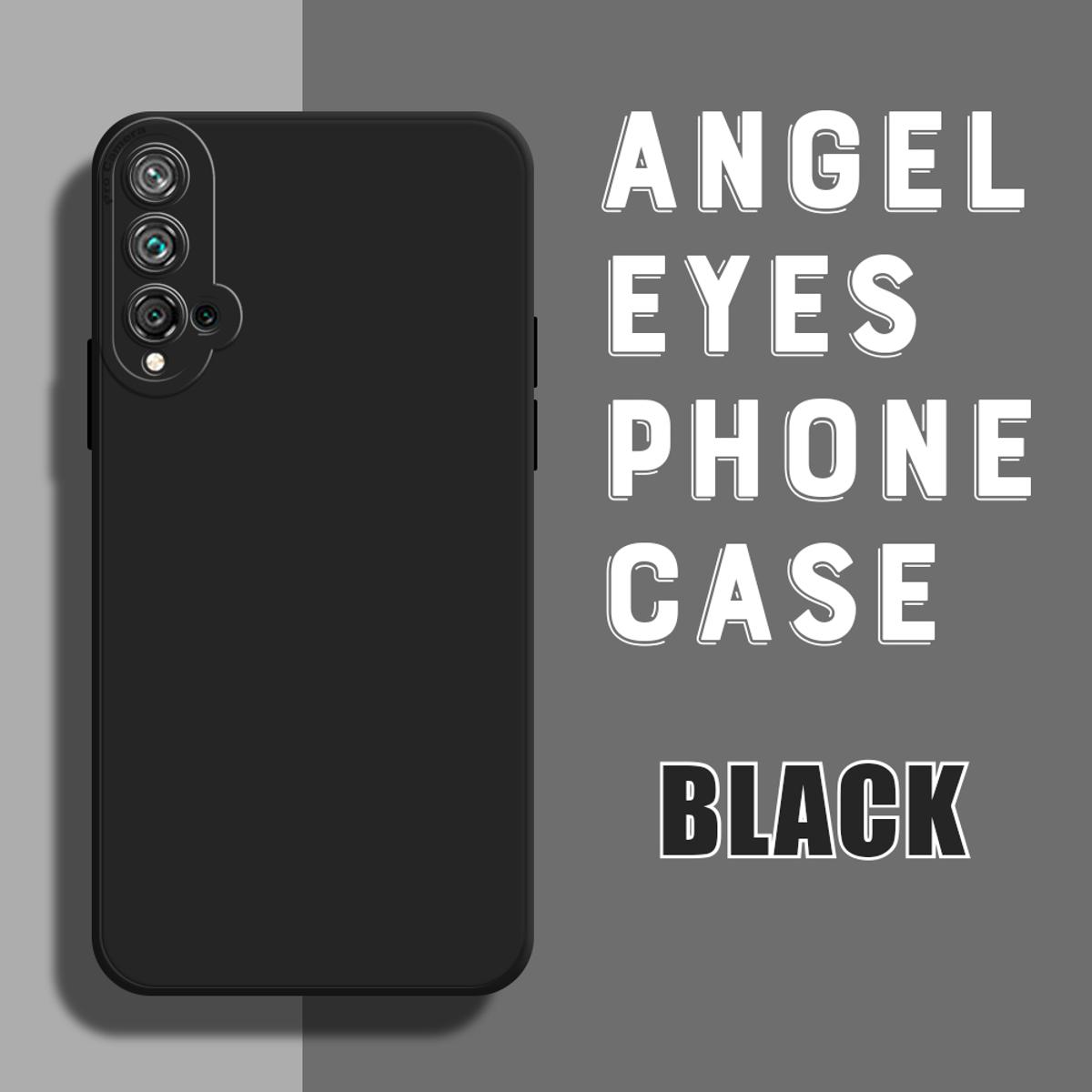Custodia in silicone nera antiscivolo a forma di cuore per iPhone 12 mini 11 pro XS Max X XR 6 7 8 plus Cover protettiva anticollisione in TPU, A1, per iPhone XS