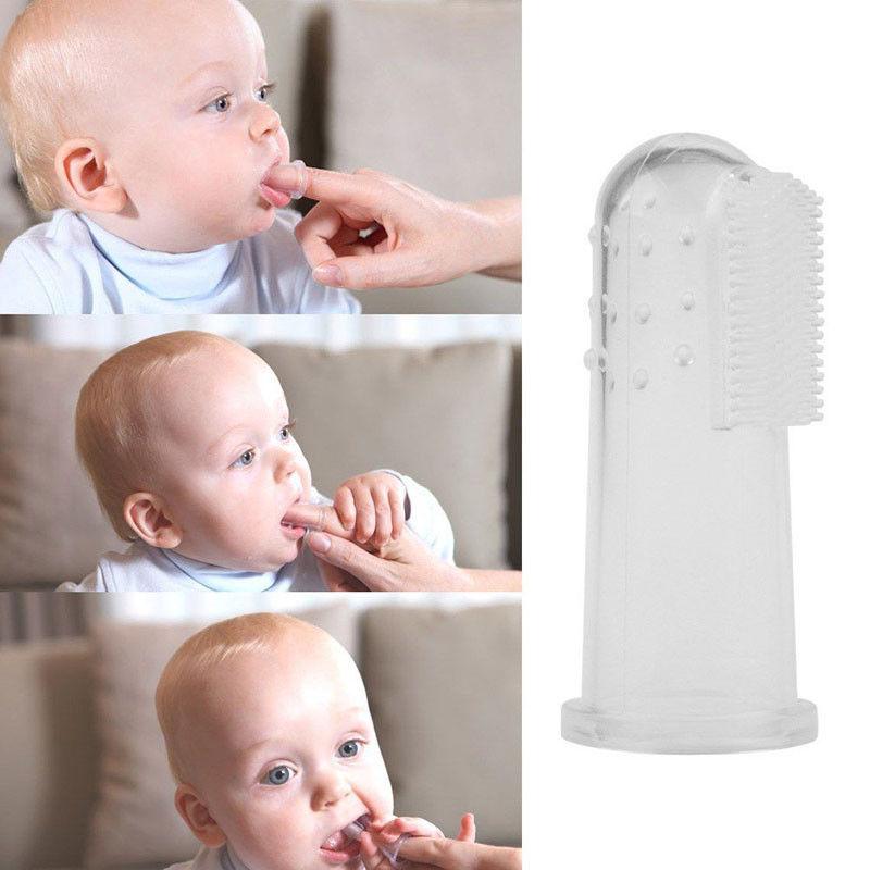 New born Baby Silicone Toothbrush For Fingers, Baby Toothbrush For Teeth, Silicone Toothbrush For Toddlers, Massage Brush, Baby Toothbrush