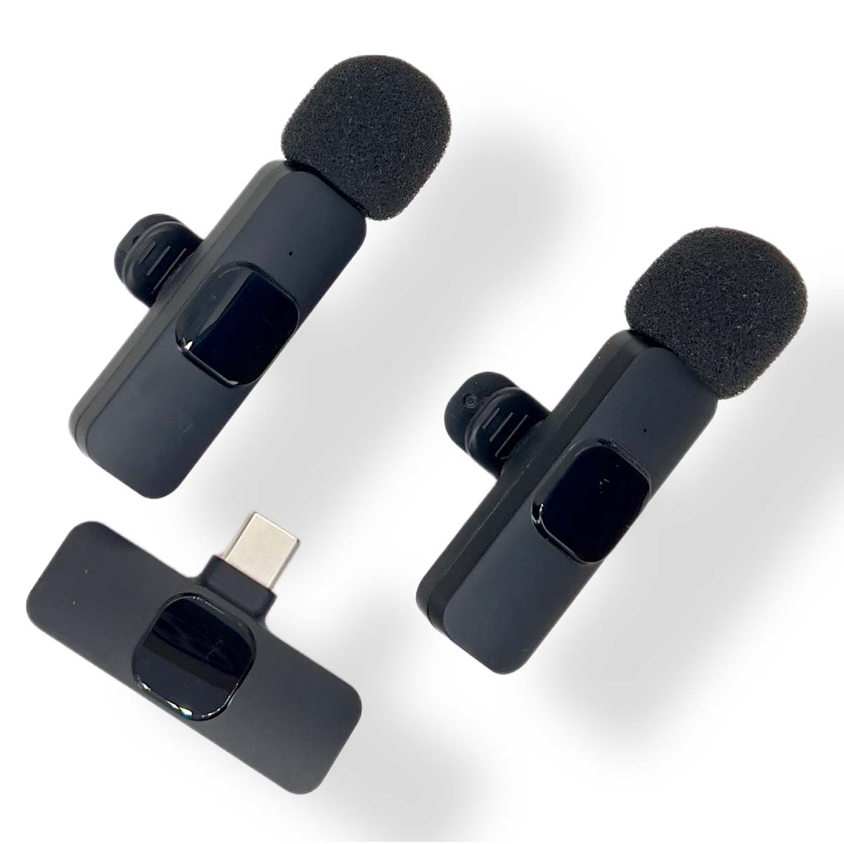 Wireless MIC Type C/Lighting/Android Wireless Single/Double Microphone For Interview, Vlogging , Podcast