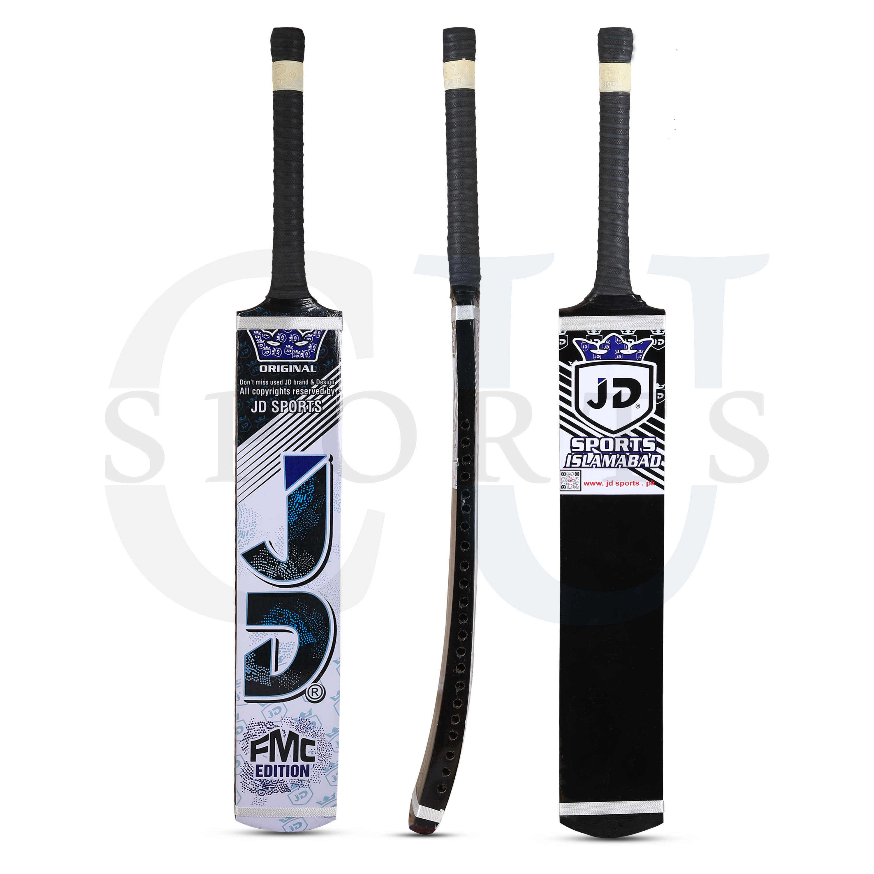JD Tape Ball Cricket Bat – 800-850g  5-Inch Blade  36-Inch Length  Premium Wood  Soft Feel Grip