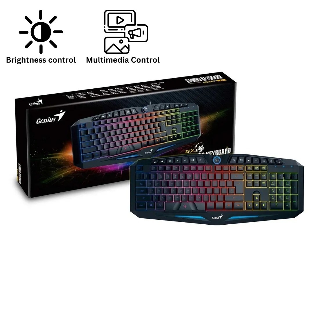 Genius SCORPION K9 Gamer keyboard - Original Genius k9 keyboard RGB ...