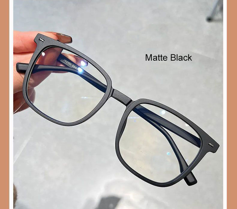 High Cost Performance Anti Blue Light Trendy Square Latest Design Fashion Spectacle Men and Women Optical Glasses Eyeglass