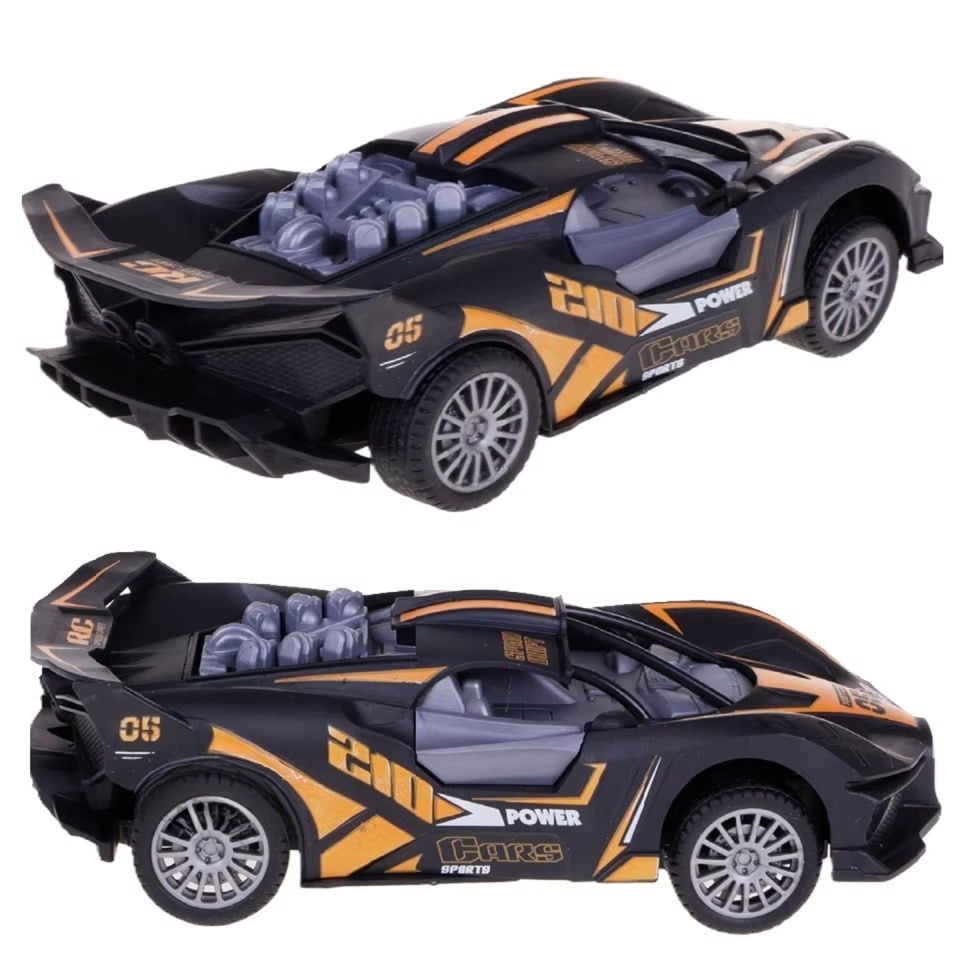 Fast-Racing RC Sports Car Toy with LED Lights for Kids 3+ Years
