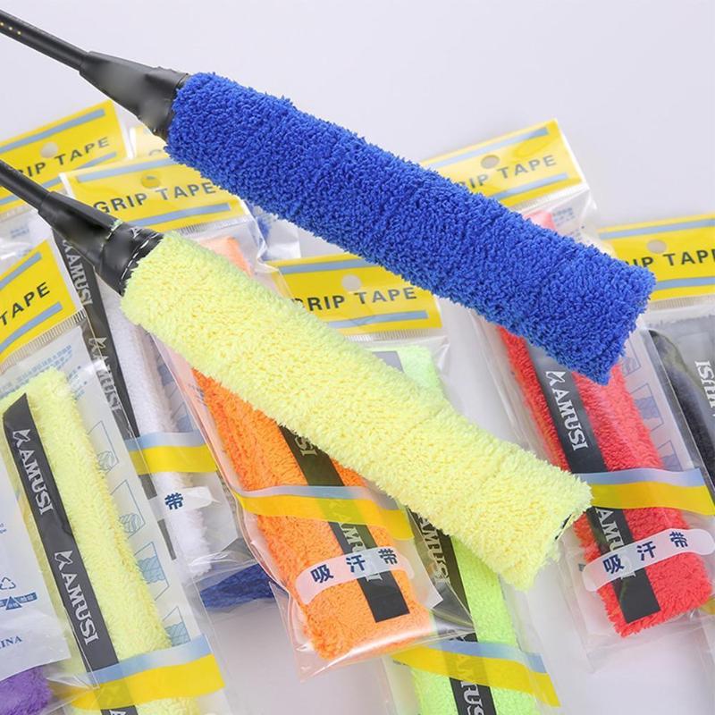 Pack of 2 Badminton Racket Towel Grips- Multicolours
