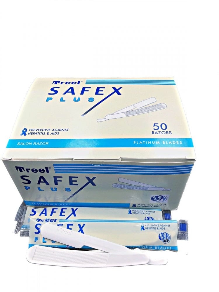 Ustara Razor Safex Salon Razor (50 Razors Pack) - Safex Disposable Razor Box - Safex ...