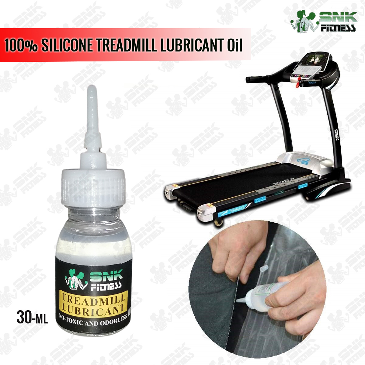 Treadmill Lubricating Oil Running Machine Lubricant Belt Lube Silicone oil 30ml