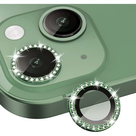 Diamond Camera Lens Protector For 11 / 12 / 13 / 14 / 15 / 16 / 17 Series  Luxury Sparkle Shockproof Camera Guard