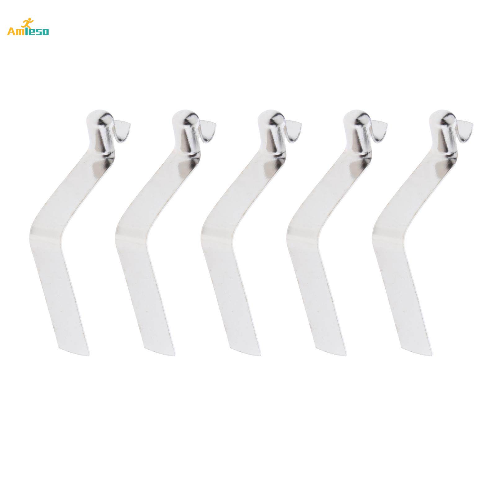 5pcs Kayak Paddle Spring Clips Tent Pole Clips Push Button Spring Snap Clip  Locking Tube Pin