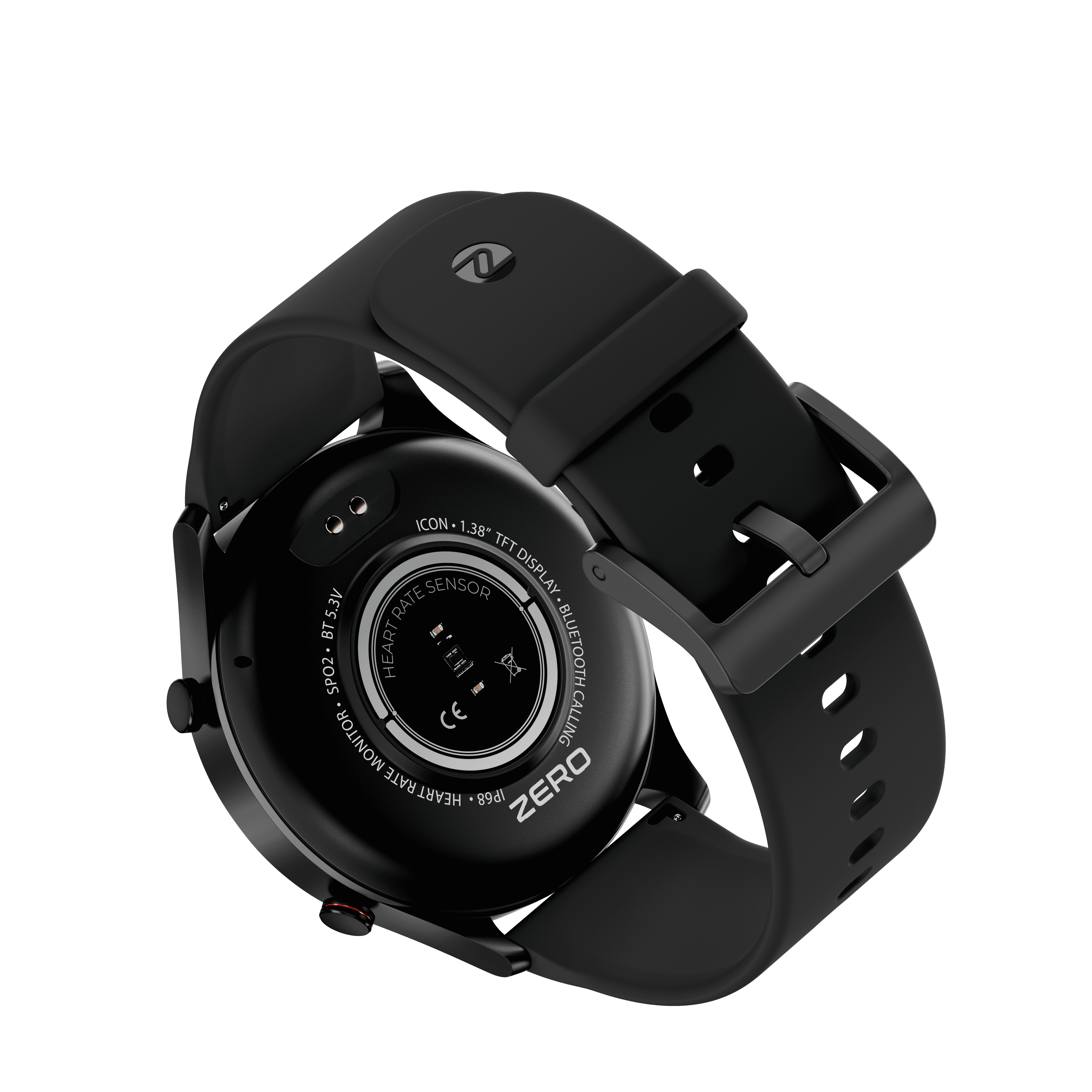 ZeroÂ® ICON Smartwatch 1.32" TFT HD Display | Bluetooth Calling, 100+ Sports Modes, Health Monitoring | IP68 Water Resistance | Customizable Watch Faces | Long Battery Life | Best Price Smartwatch for Men, Women, iOS & Android Users