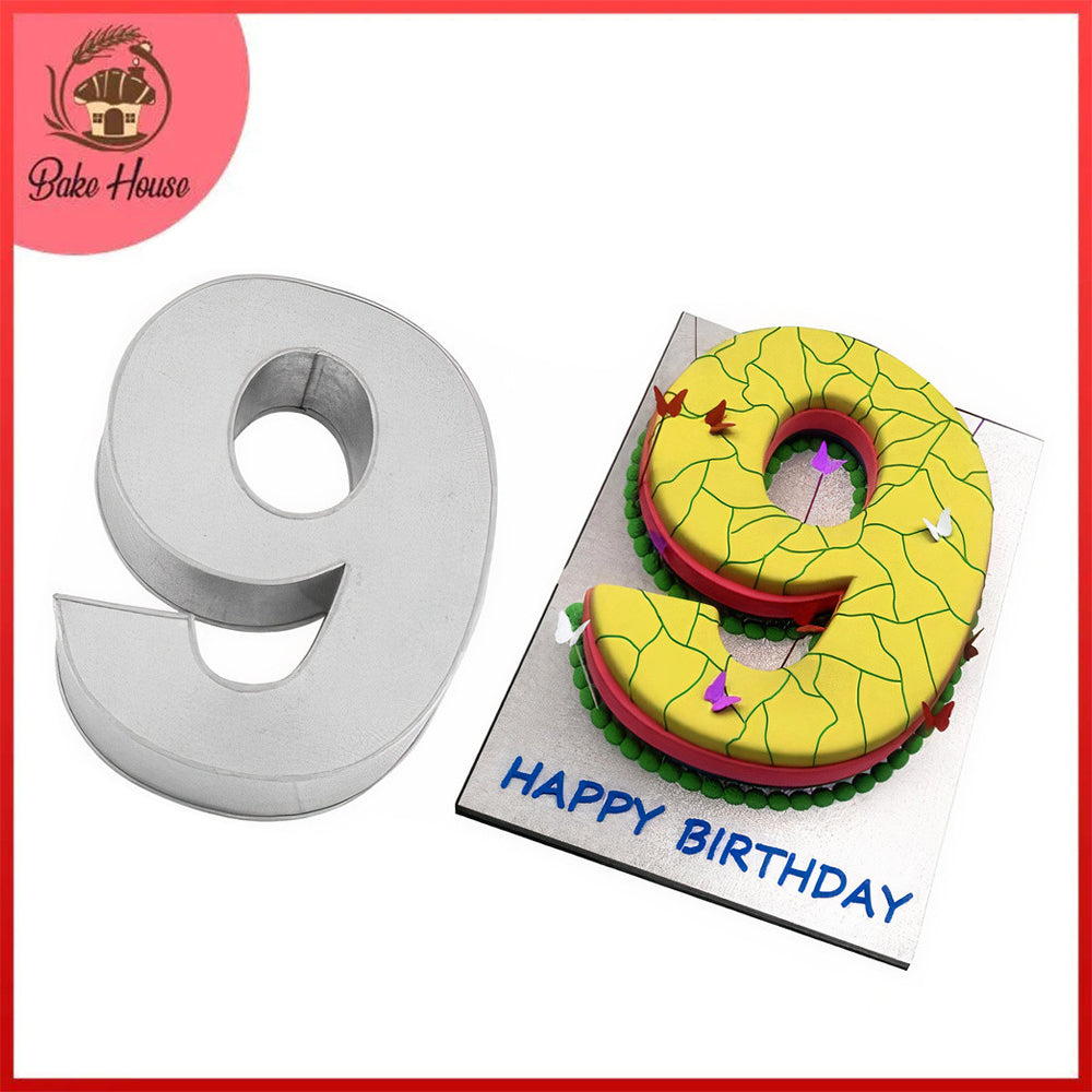 The Cake Deli - A cute Number cake for Aleena's 9th Birthday!! In lovely  mint with sugar florals.. How time flies! #numbers #number #numbernine  #birthday #birthdaycake #birthdaygirl #cake #cakes #cakelife #cakelove  #cakestagram #