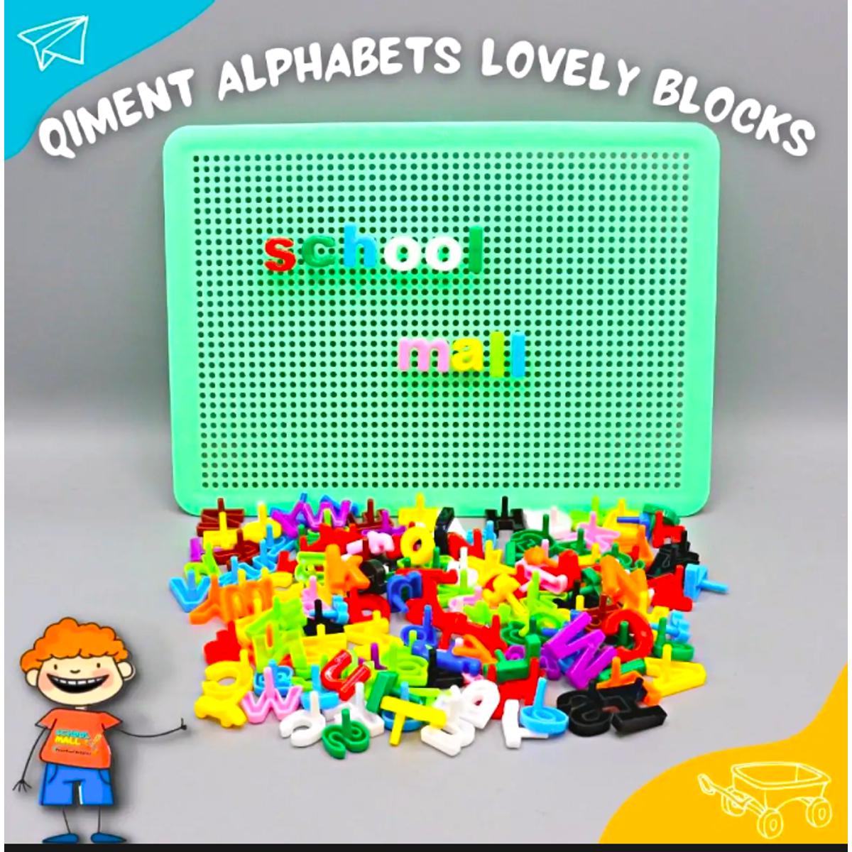 Alphabet ABC Words Pin Puzzle Educational Building Blocks