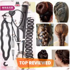 New Hairstyle Braiding Tools Pull- Hair Dispenser Disk Hair Combs Fashion Hair Accessories