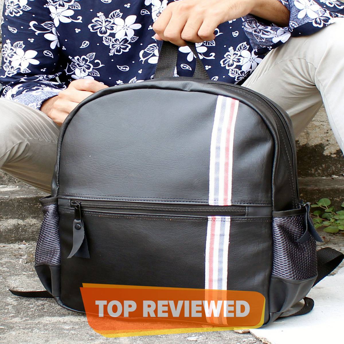 leather backpack for boys