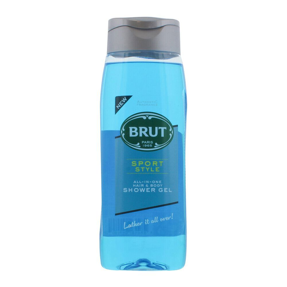 Brut Sport Style All-In-One Hair & Body Shower Gel | Body Cleansing Care | 500ml