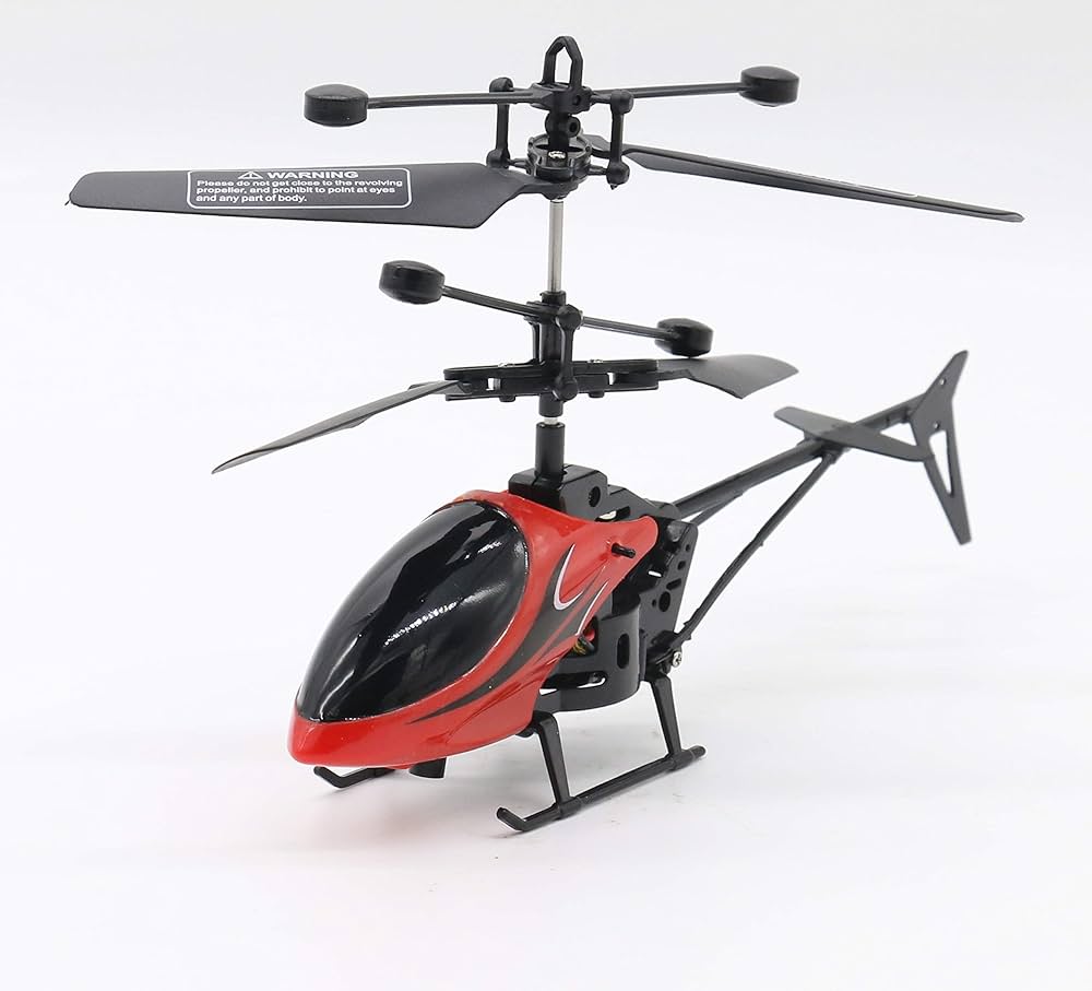 Hand Induction Control Flying Helicopter Toy with Infrared Sensor,Hand Induction Control Flying Helicopter Toy with Infrared Sensor, USB Charger and Flashing Light for Kids (without Remote)