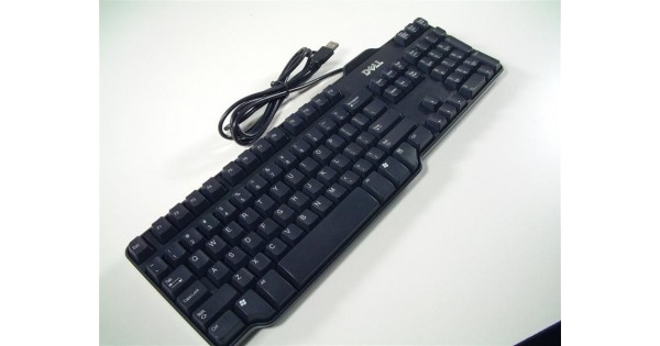 Delle L100 Full-Size USB Keyboard (Wired) - with Premium Box Packing